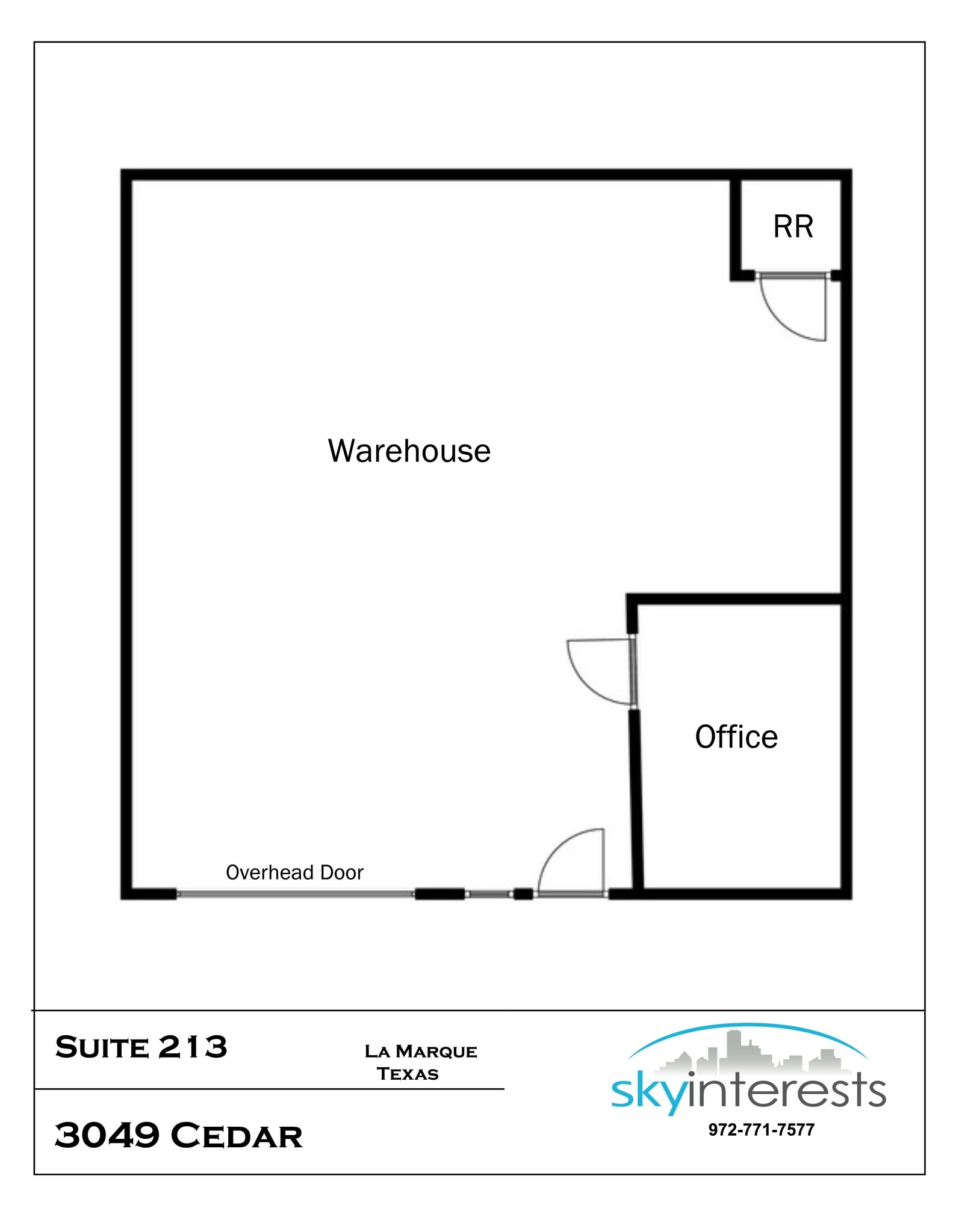 3047 Cedar Dr, La Marque, TX for lease Site Plan- Image 1 of 2