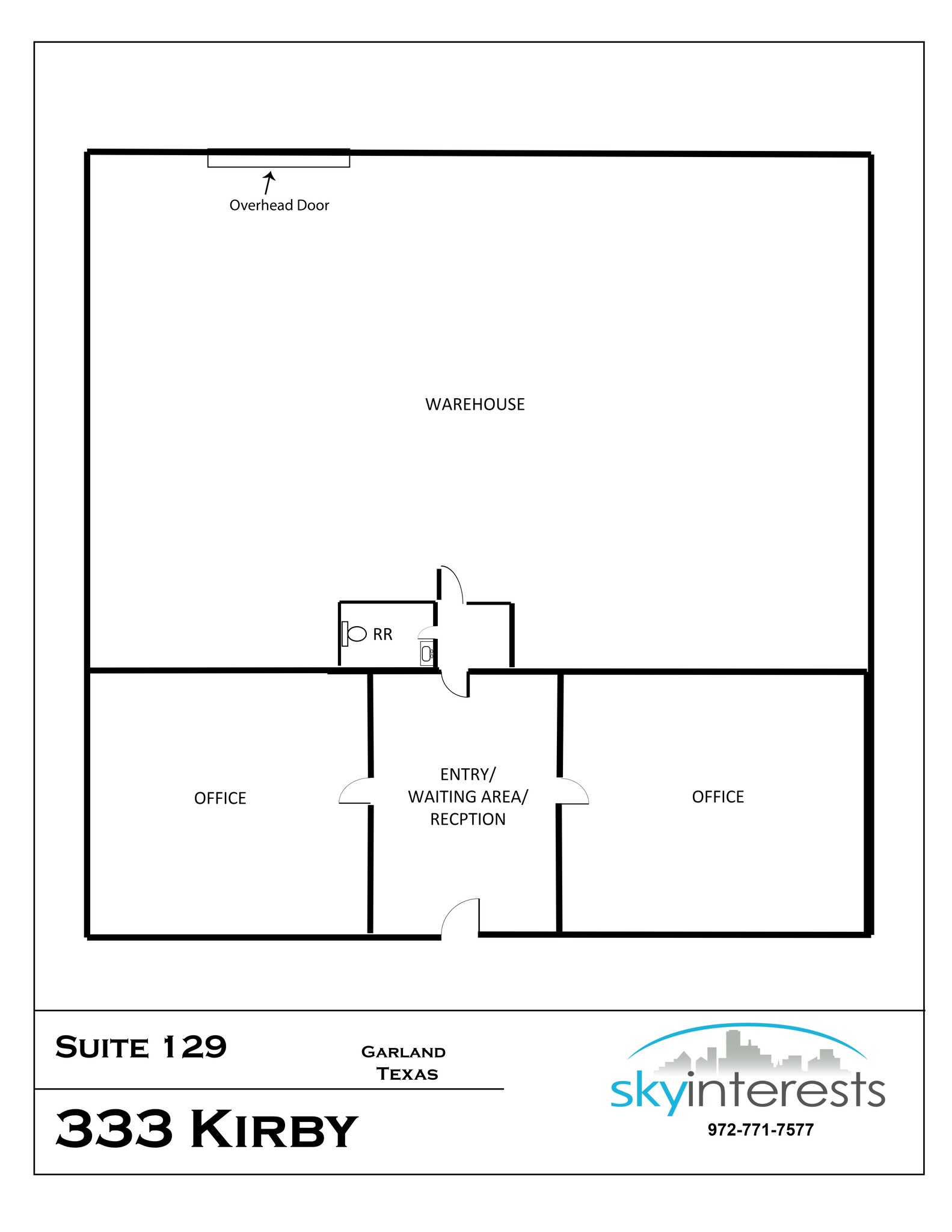 209 S Kirby St, Garland, TX for lease Site Plan- Image 1 of 1