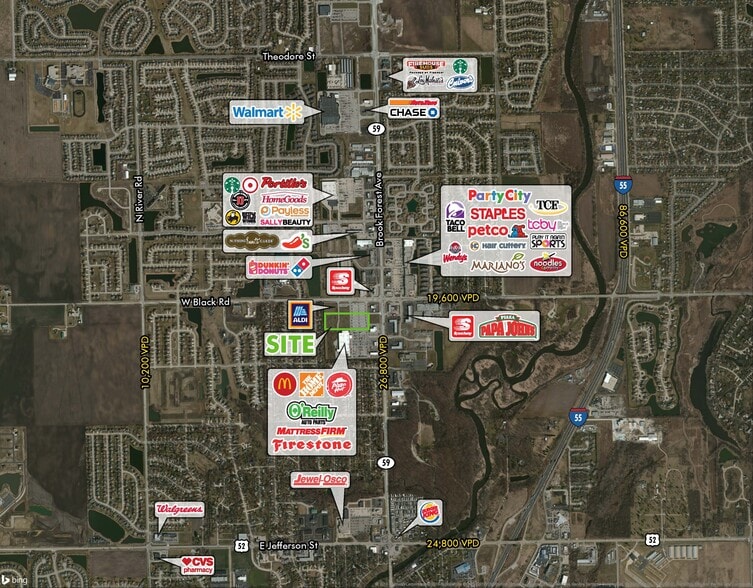 SWC Route 59, Shorewood, IL for sale - Aerial - Image 2 of 2