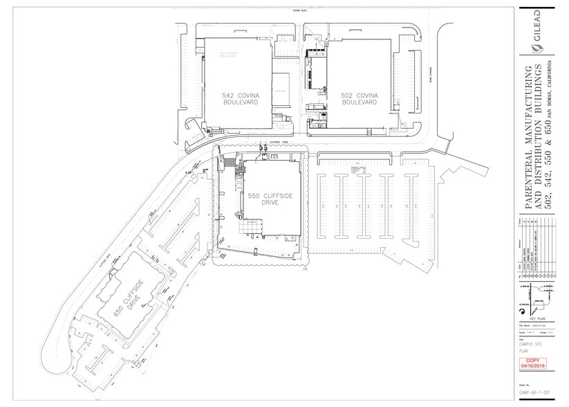 650 Cliffside Dr, San Dimas, CA for lease - Site Plan - Image 1 of 6