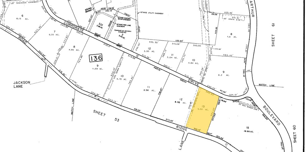 900 Corporate Dr, Mahwah, NJ for lease - Plat Map - Image 3 of 5