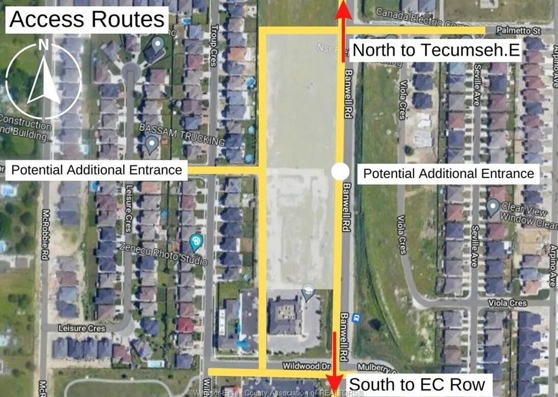 3217-3295 Banwell Rd, Windsor, ON for sale Aerial- Image 1 of 1