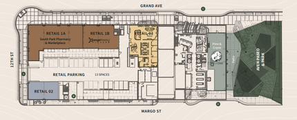 1120 S Grand Ave, Los Angeles, CA for lease Floor Plan- Image 1 of 1