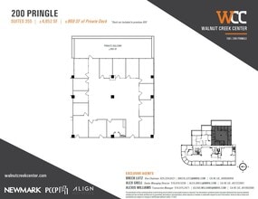 100 Pringle Ave, Walnut Creek, CA for lease Floor Plan- Image 1 of 1