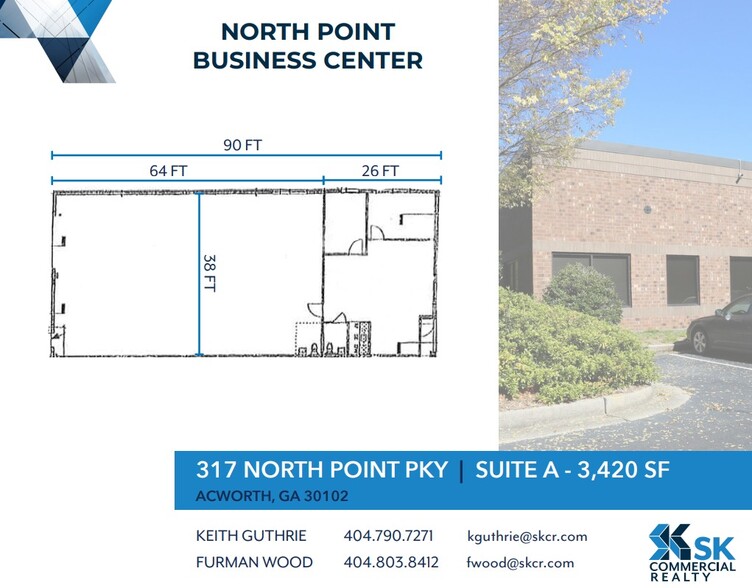 315 Northpoint Pky SE, Acworth, GA for lease - Floor Plan - Image 3 of 3