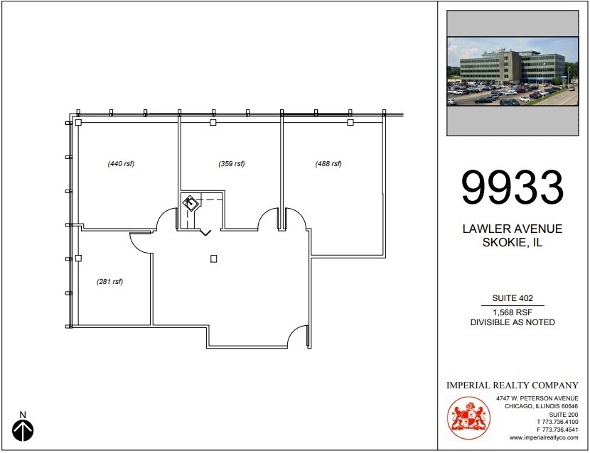 9933 Lawler Ave, Skokie, IL for lease Floor Plan- Image 1 of 5