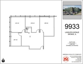 9933 Lawler Ave, Skokie, IL for lease Floor Plan- Image 1 of 5