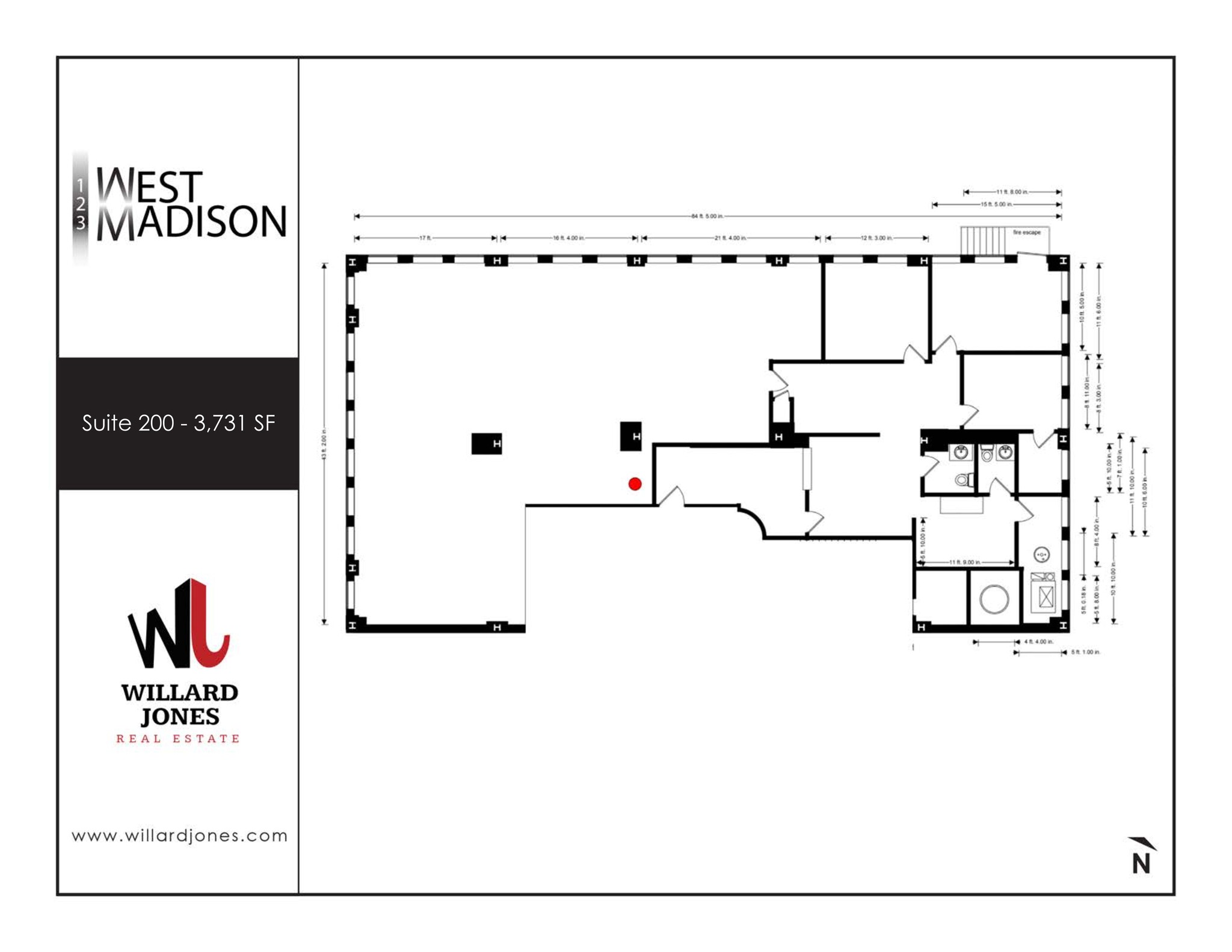 123 W Madison St, Chicago, IL for lease Site Plan- Image 1 of 3