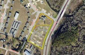 1906 Piney Green Rd, Jacksonville, NC - AERIAL map view