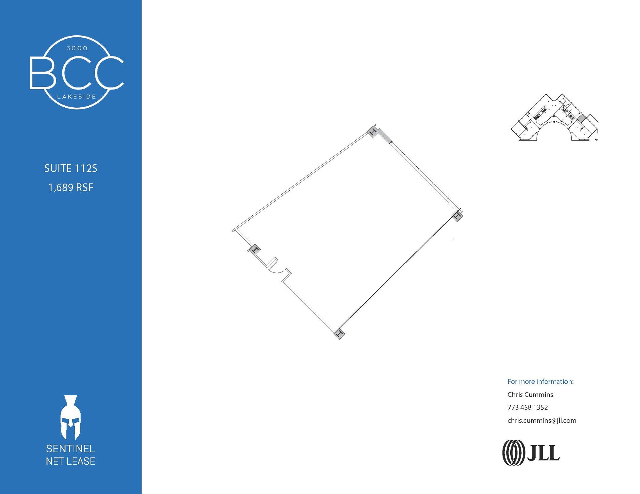 3000 Lakeside Dr, Bannockburn, IL for lease Floor Plan- Image 1 of 1