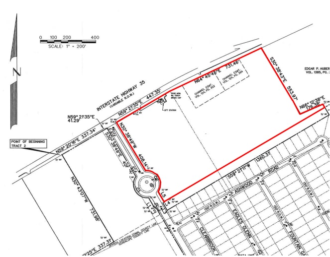 I-35 and Fairlawn Avenue, Schertz, TX for sale - Plat Map - Image 2 of 2