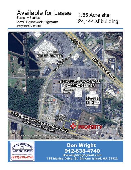 2250 Brunswick Hwy, Waycross, GA for lease - Building Photo - Image 2 of 8