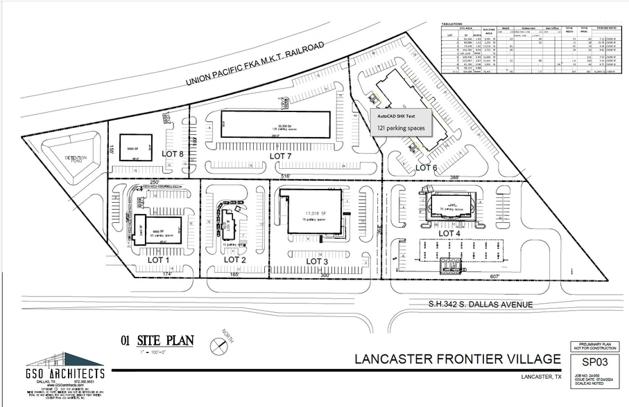 2600 S Dallas Ave, Lancaster, TX for lease - Site Plan - Image 3 of 3