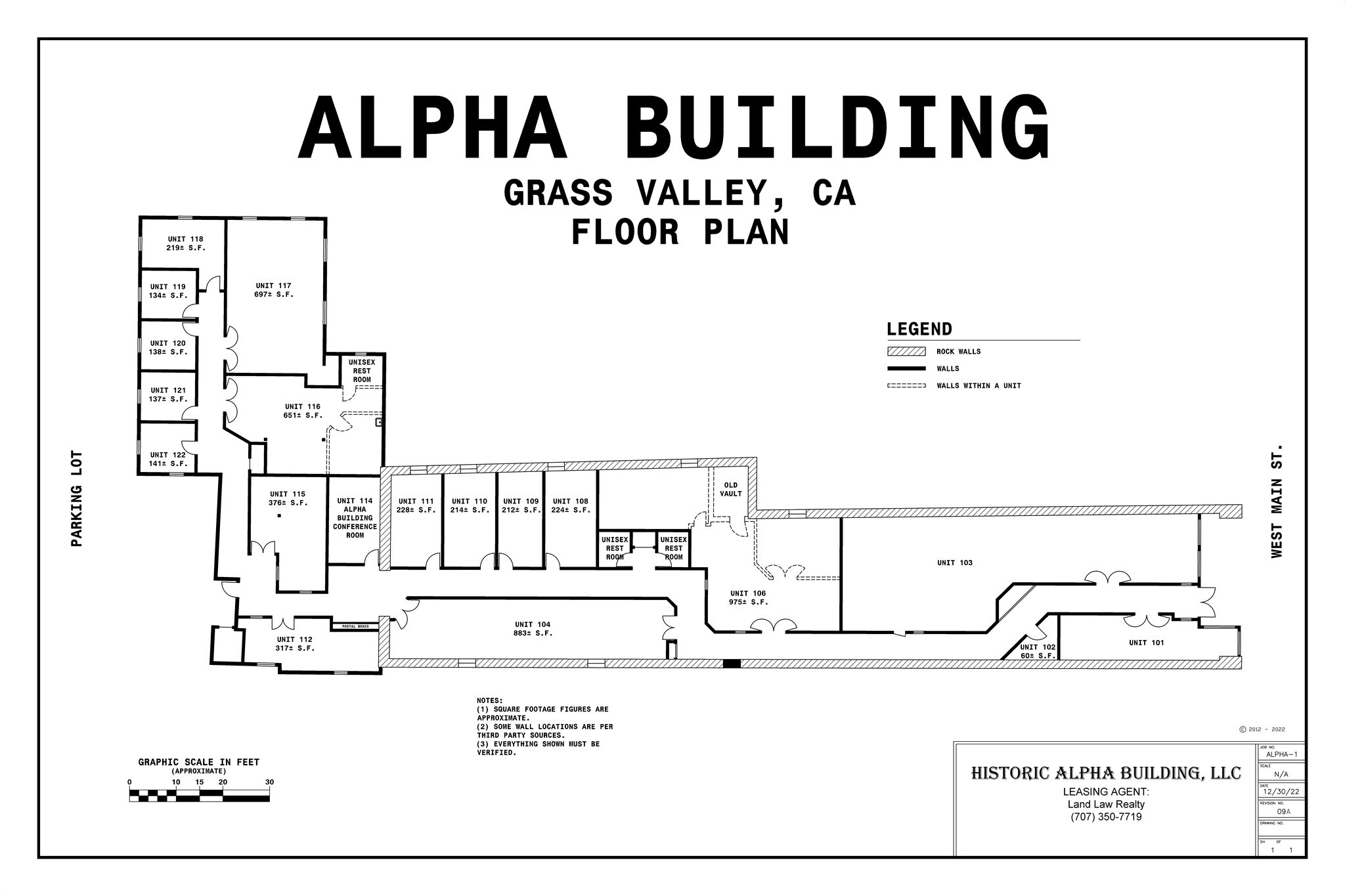 204 W Main St, Grass Valley, CA for lease Floor Plan- Image 1 of 1