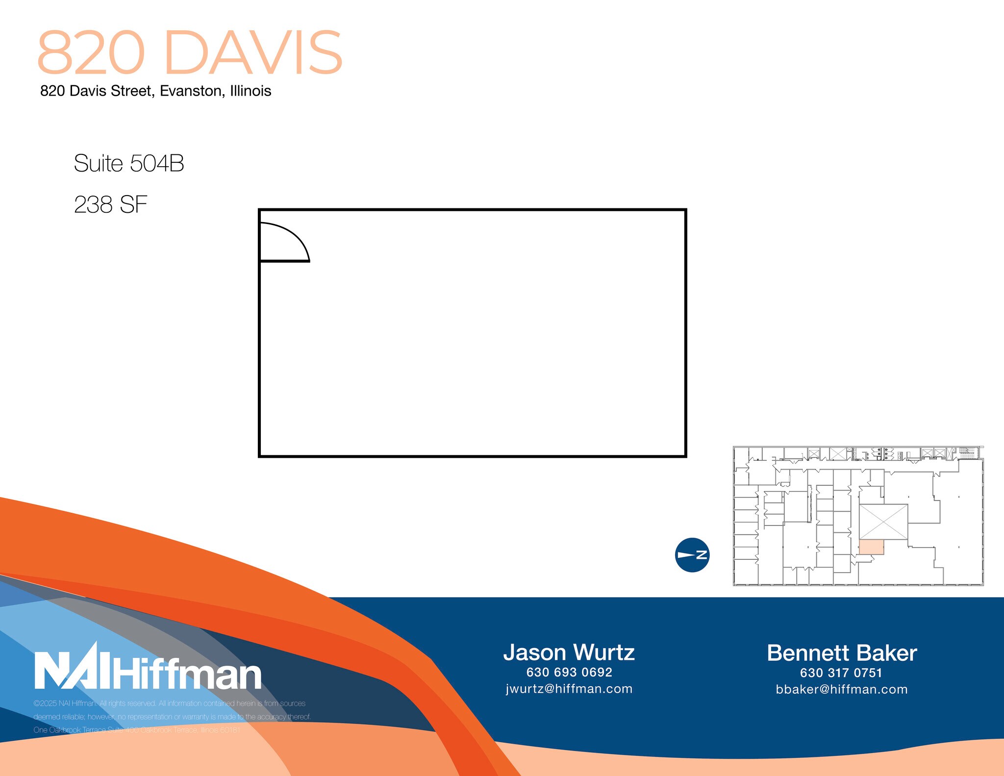 820 Davis St, Evanston, IL for lease Floor Plan- Image 1 of 1