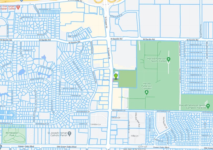 4905 S Cooper St, Arlington, TX for lease - Plat Map - Image 2 of 2