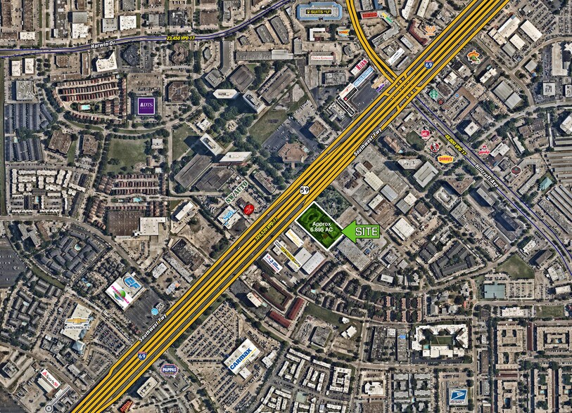 6767 Southwest Fwy, Houston, TX for sale - Aerial - Image 1 of 1