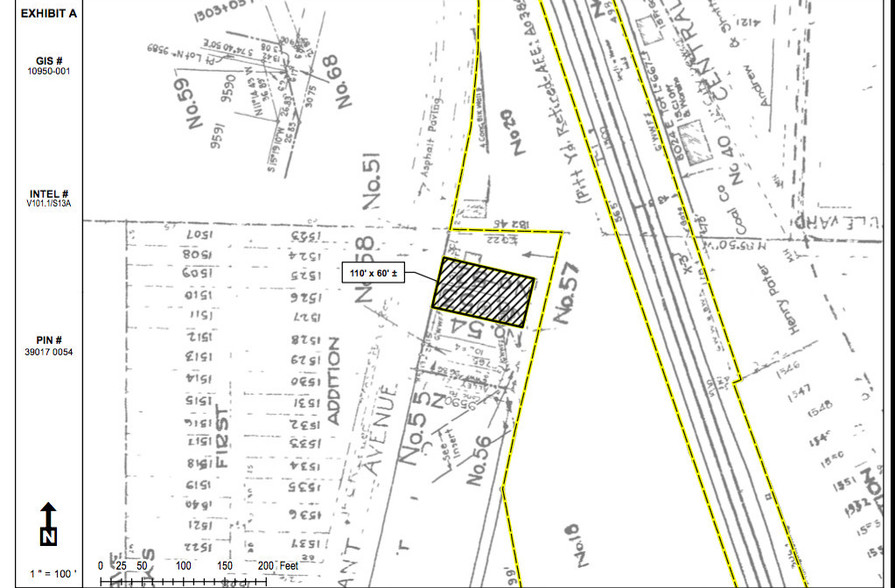 Pleasant Ave, Hamilton, OH for sale - Plat Map - Image 2 of 2