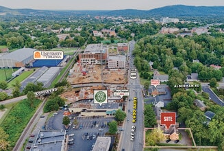 2120 Ivy Rd, Charlottesville, VA - AERIAL  map view