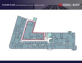 2203 S Promenade Blvd, Rogers, AR for lease Floor Plan- Image 1 of 1