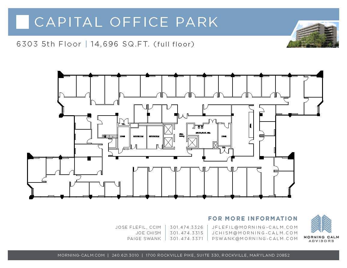 6303 Ivy Ln, Greenbelt, MD for lease Floor Plan- Image 1 of 1