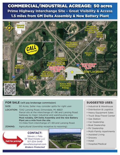 7242 Lansing Rd, Dimondale, MI for sale - Building Photo - Image 1 of 1