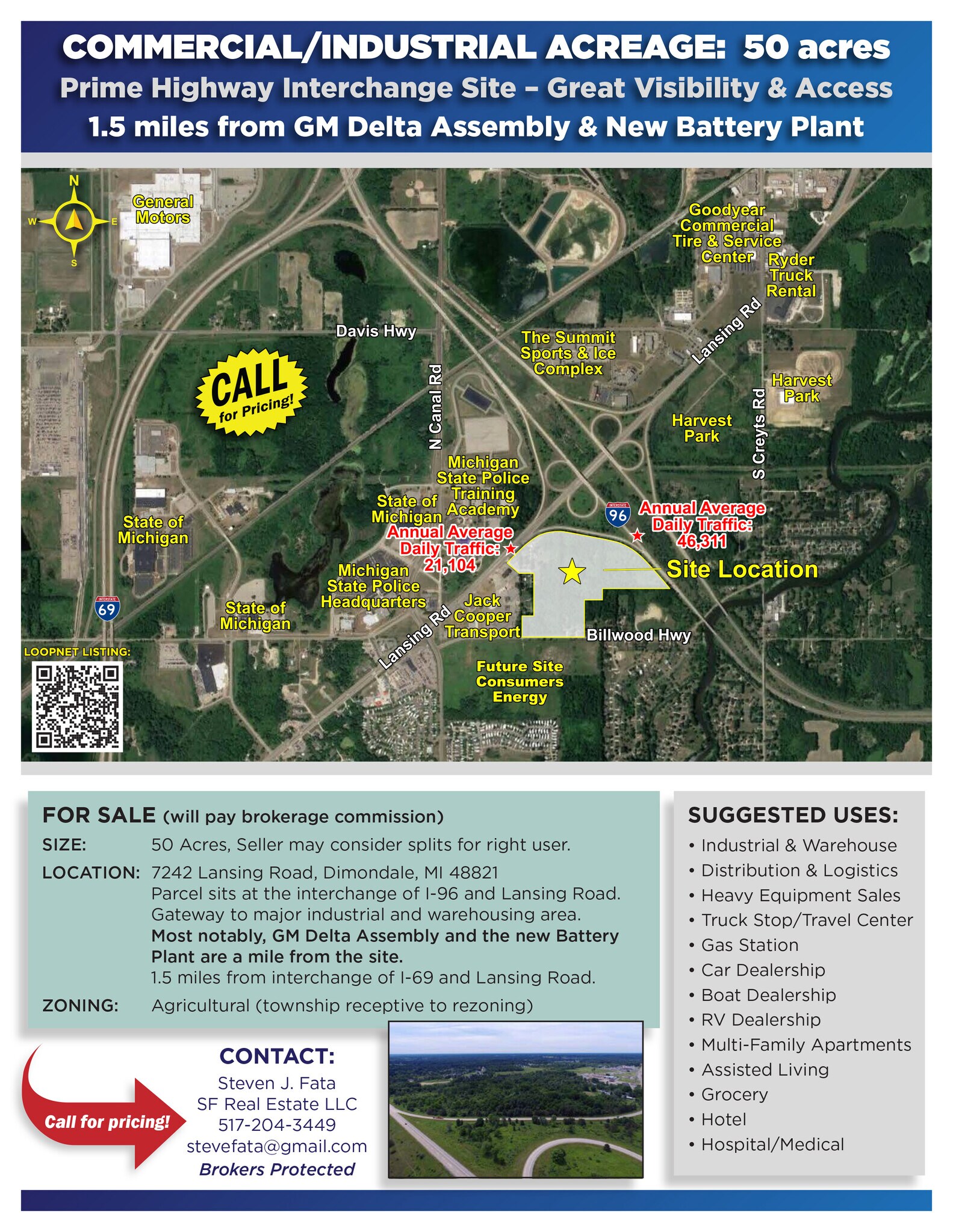 7242 Lansing Rd, Dimondale, MI for sale Building Photo- Image 1 of 1