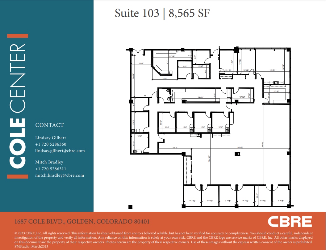 1687-1707 Cole Blvd, Golden, CO for lease Floor Plan- Image 1 of 1