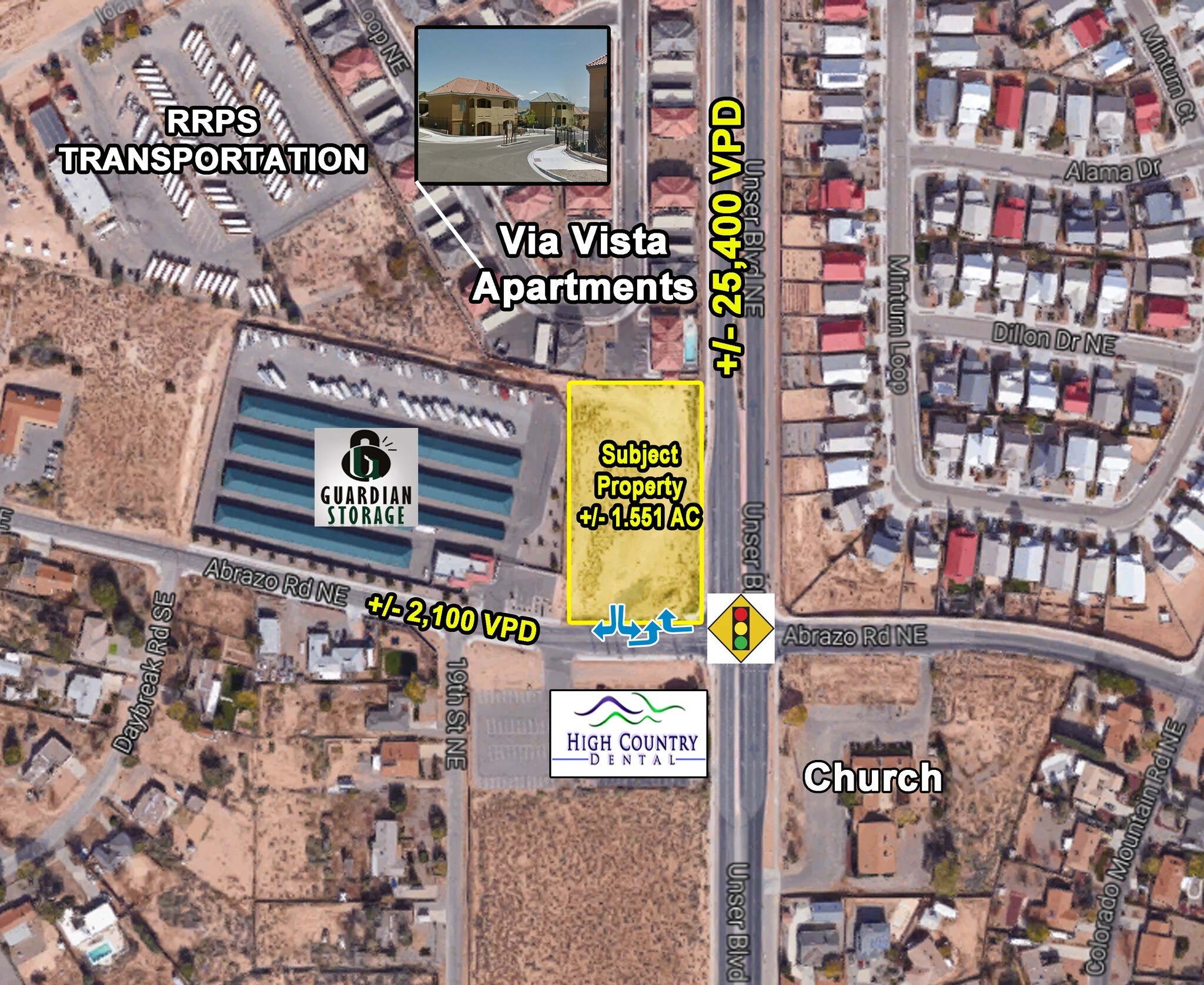 NW Unser And Abrazo Blvd, Rio Rancho, NM for sale Building Photo- Image 1 of 1
