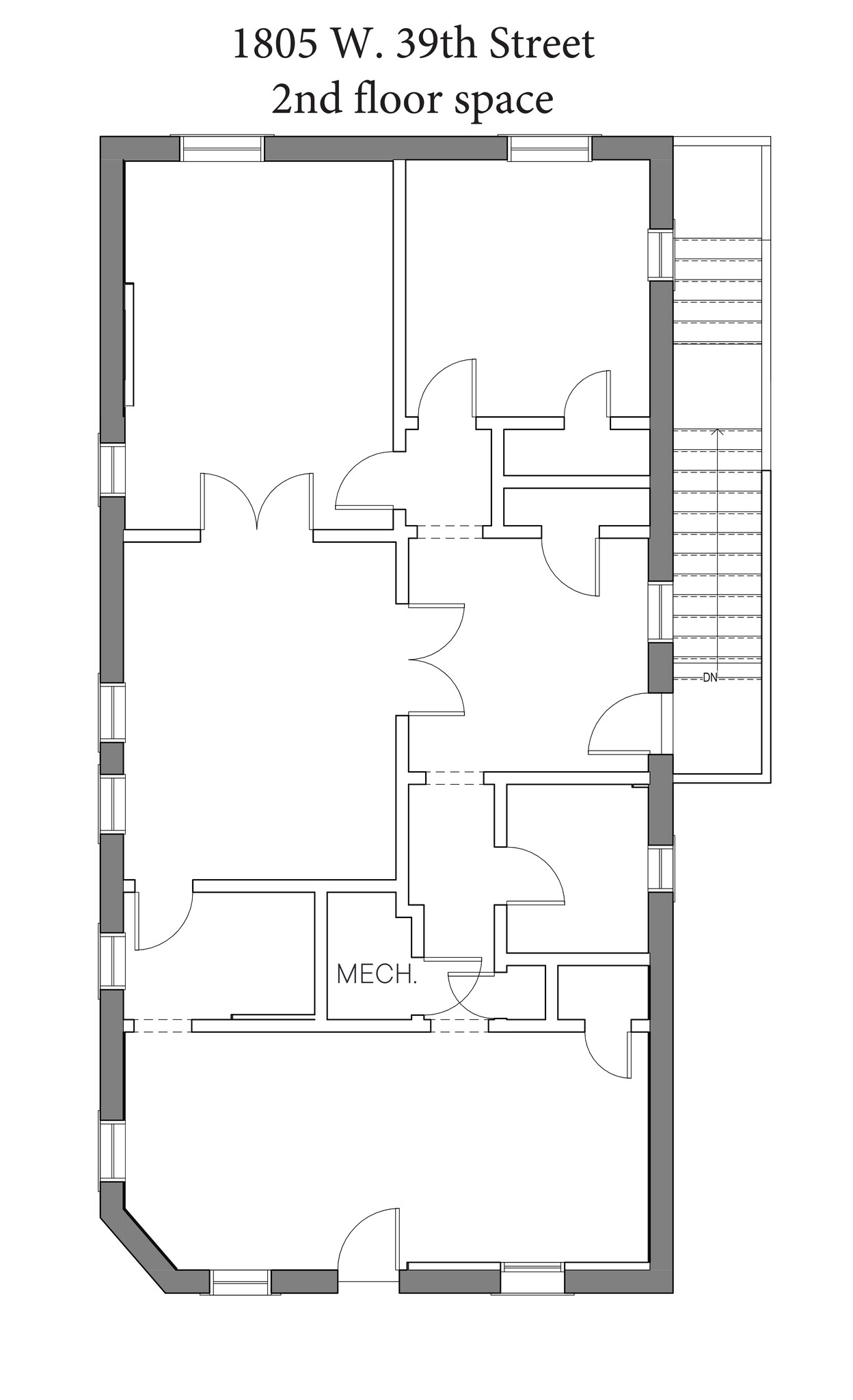 1805-1807 W 39th St, Kansas City, MO for lease Site Plan- Image 1 of 1