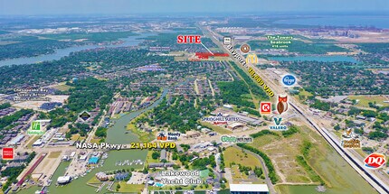 Highway 146, Seabrook, TX - AERIAL  map view