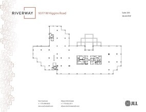 9377 W Higgins Rd, Rosemont, IL for lease Floor Plan- Image 1 of 1