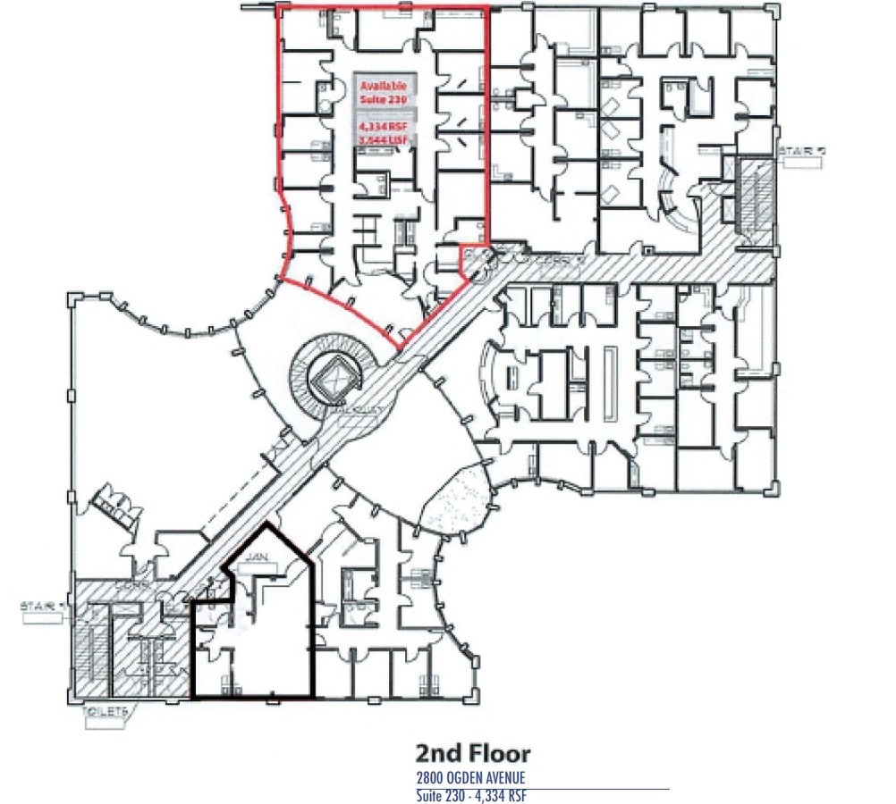 2088 Ogden Ave, Aurora, IL, 60504 Office/Medical Space For Lease