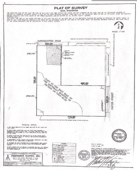 450 Center Rd, Frankfort, IL for sale - Plat Map - Image 2 of 3