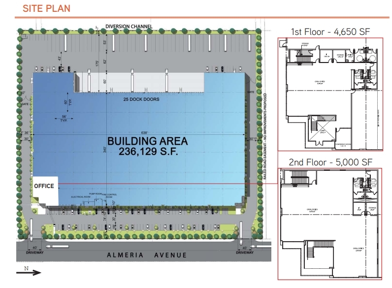 8300 Almeria Ave, Fontana, CA for sale - Site Plan - Image 1 of 1