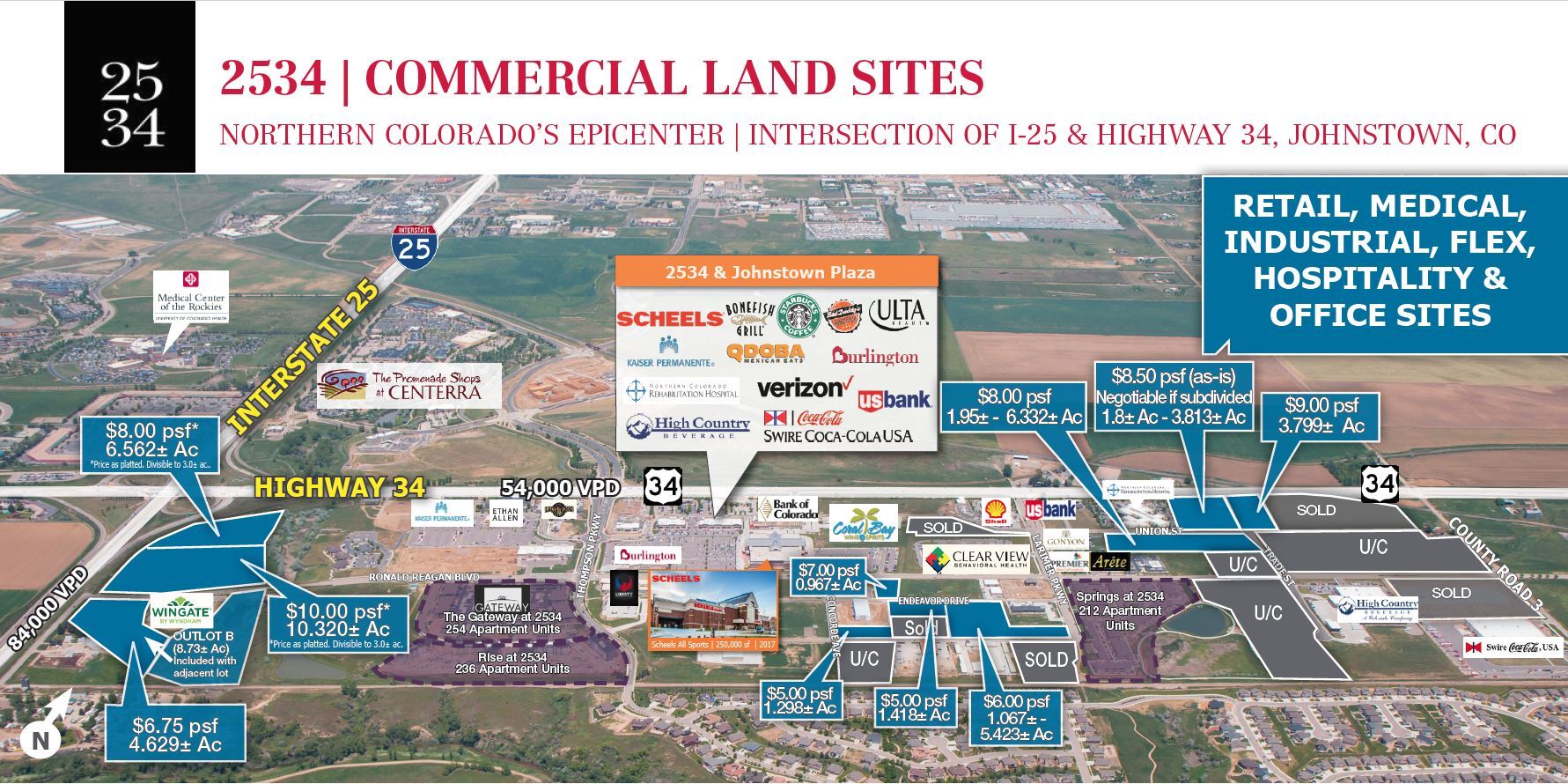 TBD Concord Ave, Johnstown, CO for sale Aerial- Image 1 of 1