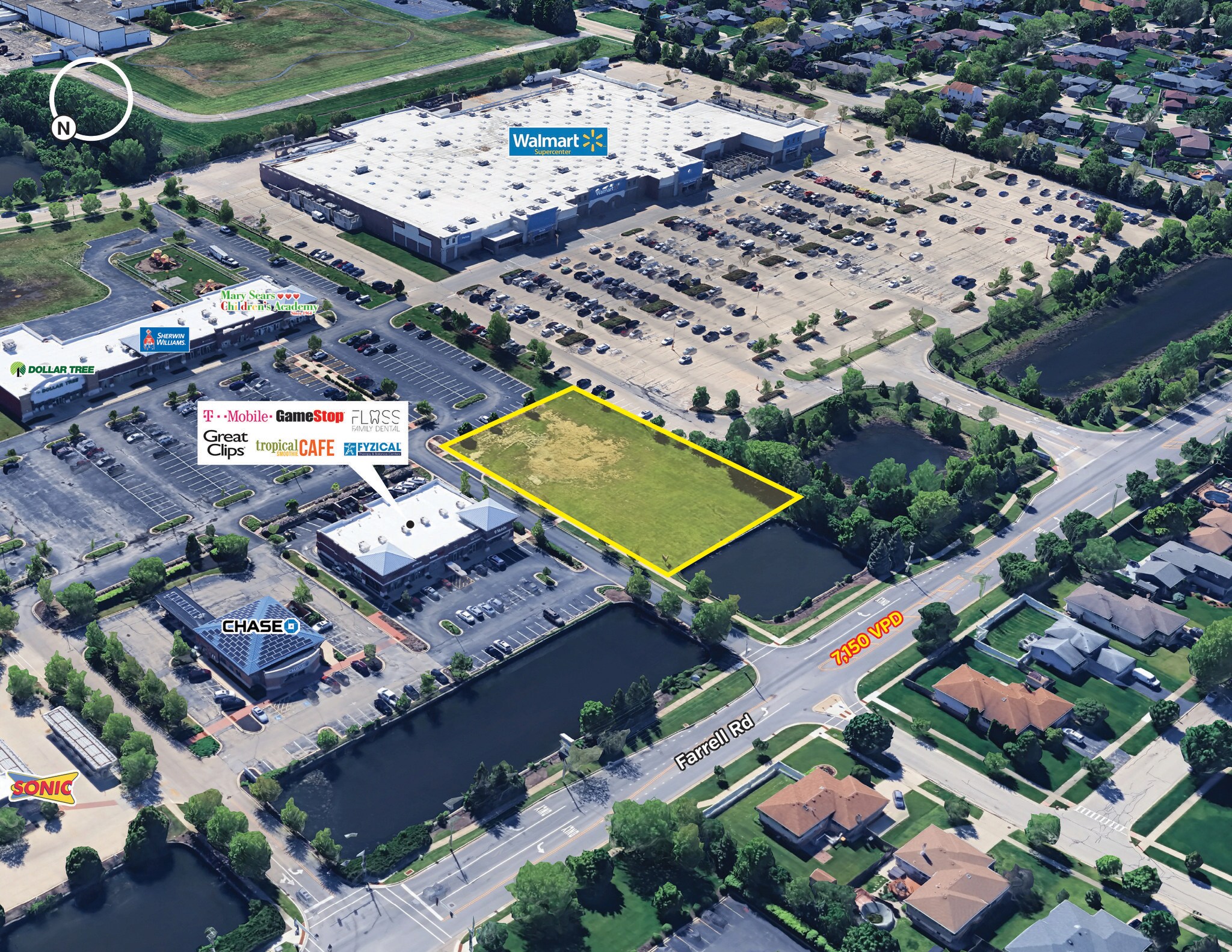 16103 S Farrell Rd, Lockport, IL for sale Aerial- Image 1 of 2