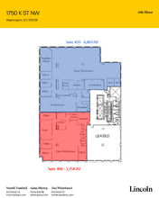 1750 K St NW, Washington, DC for lease Floor Plan- Image 1 of 1