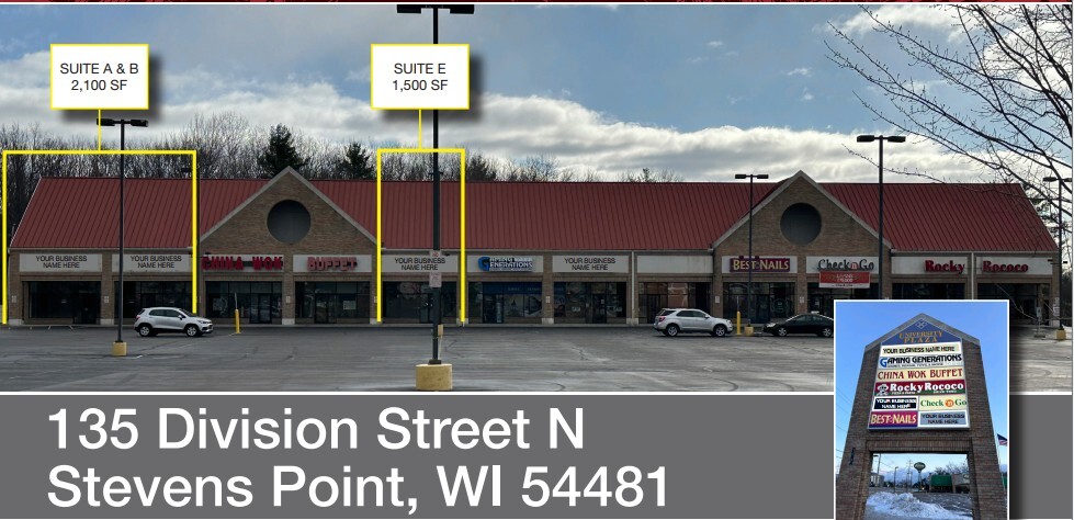 135 N Division St, Stevens Point, WI for lease - Building Photo - Image 1 of 4