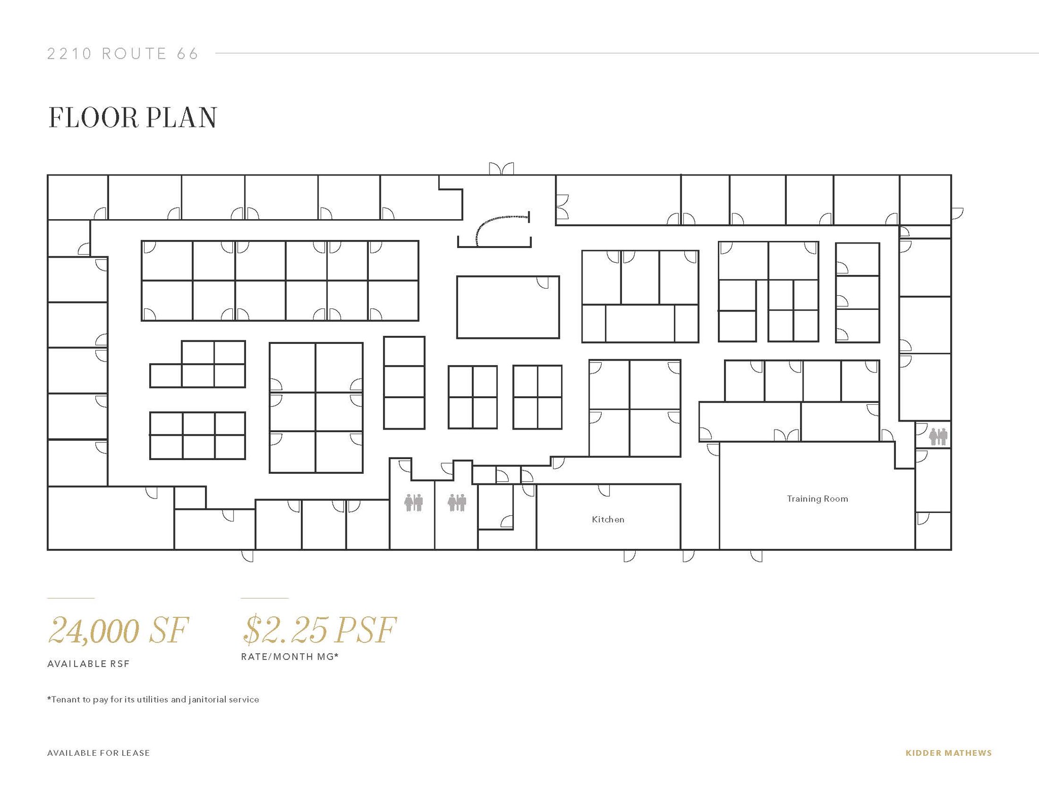 2210 Route 66, Glendora, CA for lease Floor Plan- Image 1 of 1