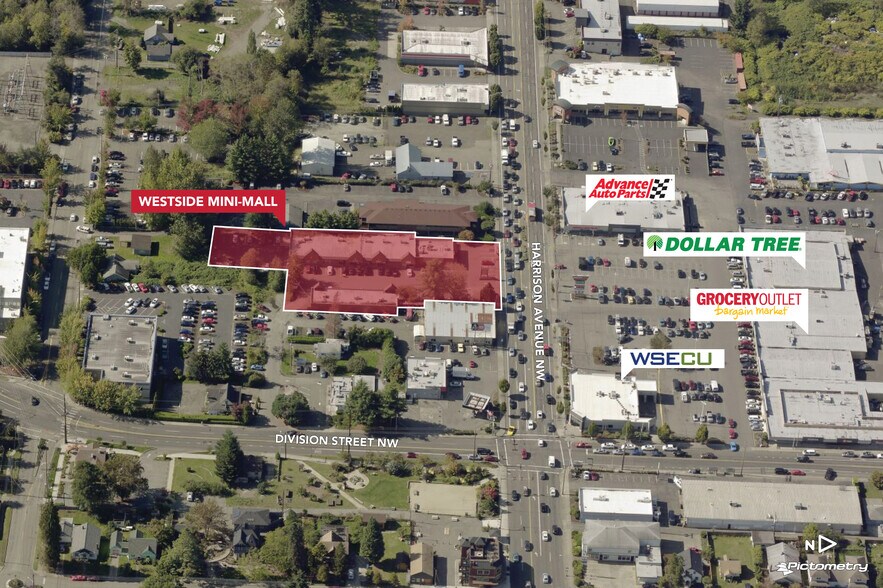 2103 Harrison Ave NW, Olympia, WA for lease - Aerial - Image 2 of 9