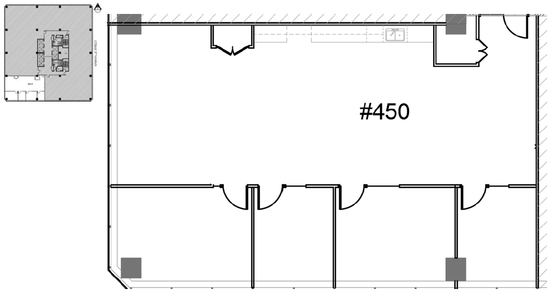 609 Granville St, Vancouver, BC for lease Floor Plan- Image 1 of 1
