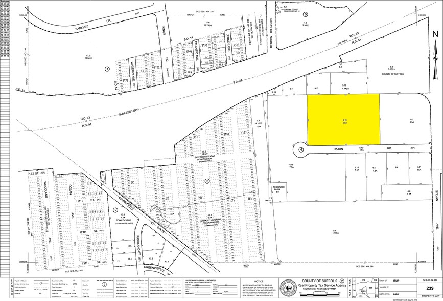 33 Rajon Rd, Bayport, NY for lease - Plat Map - Image 3 of 3