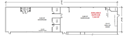 3054-3068 Sunrise Blvd, Rancho Cordova, CA for lease Floor Plan- Image 1 of 1