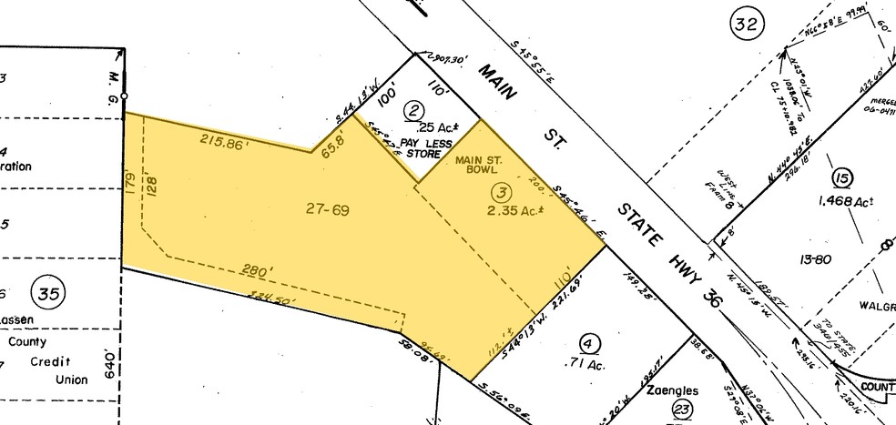 2772 Main St, Susanville, CA for sale - Plat Map - Image 2 of 3