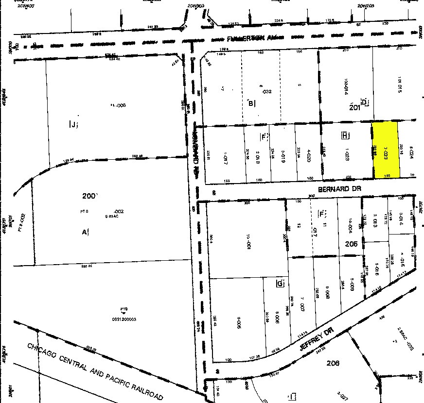 1430 W Bernard Dr, Addison, IL for sale Plat Map- Image 1 of 1