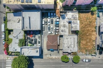1415 N La Brea Ave, Los Angeles, CA - AERIAL  map view