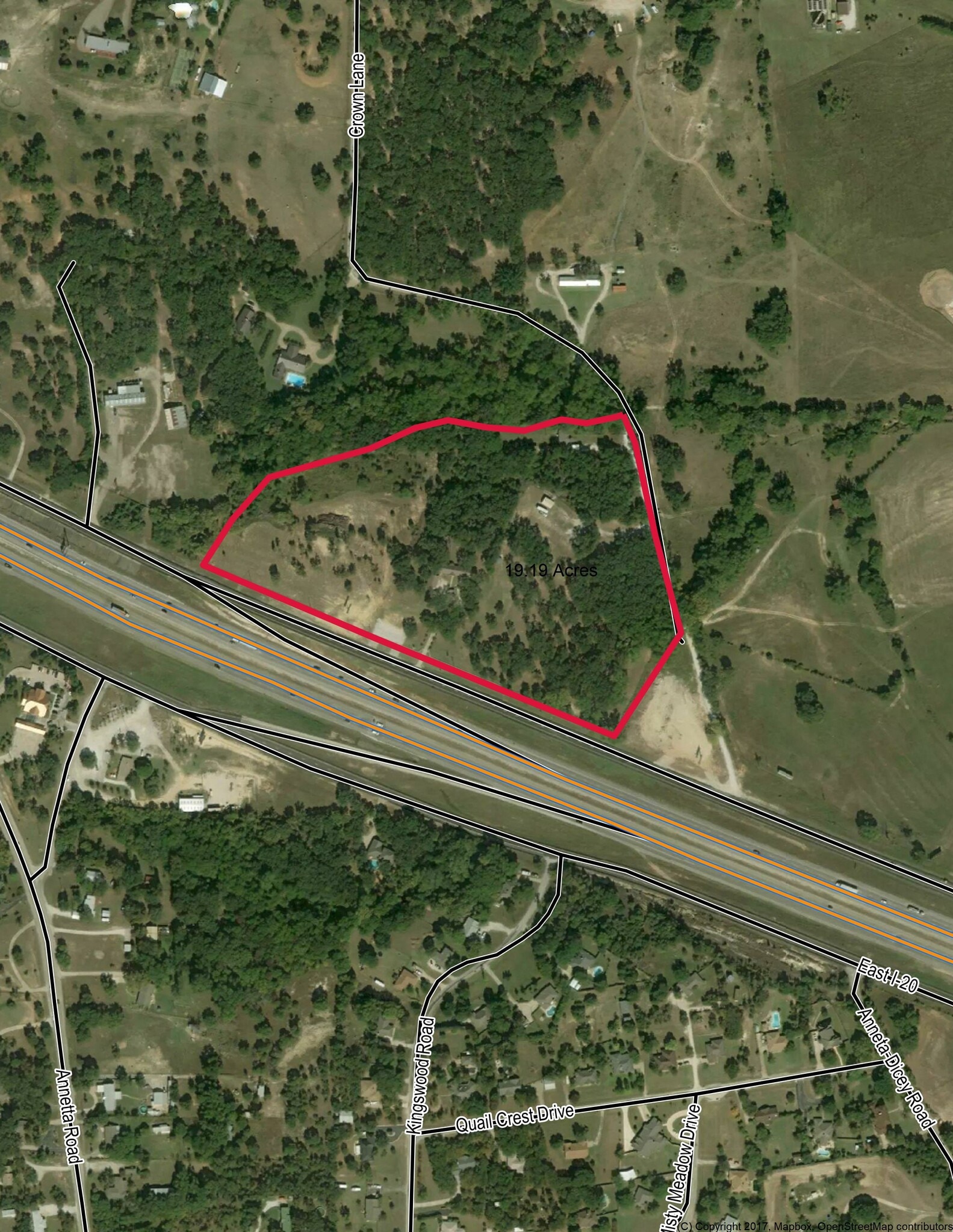 I-20 Frontage Rd Rd, Willow Park, TX for sale Aerial- Image 1 of 1