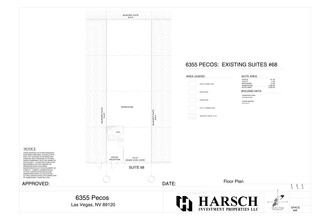 6325 S Pecos Rd, Las Vegas, NV for lease Site Plan- Image 1 of 1