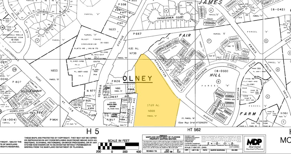 18304 Village Center Dr, Olney, MD for lease - Plat Map - Image 3 of 3